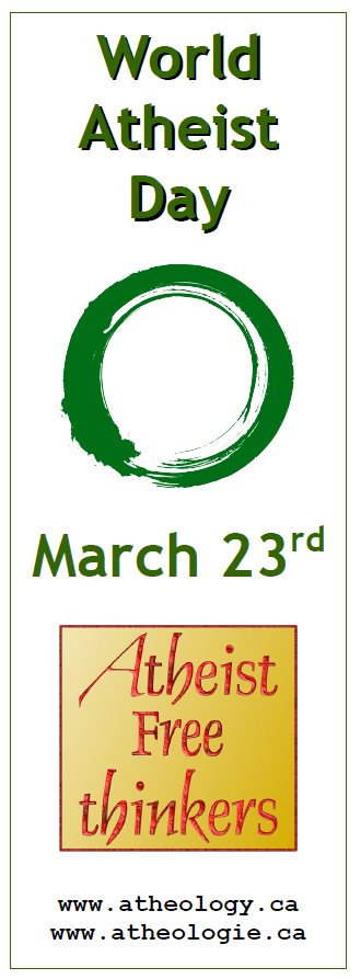 World Atheist Day, March 23rd